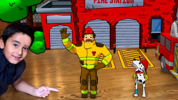 StoriePlay fireman pet story