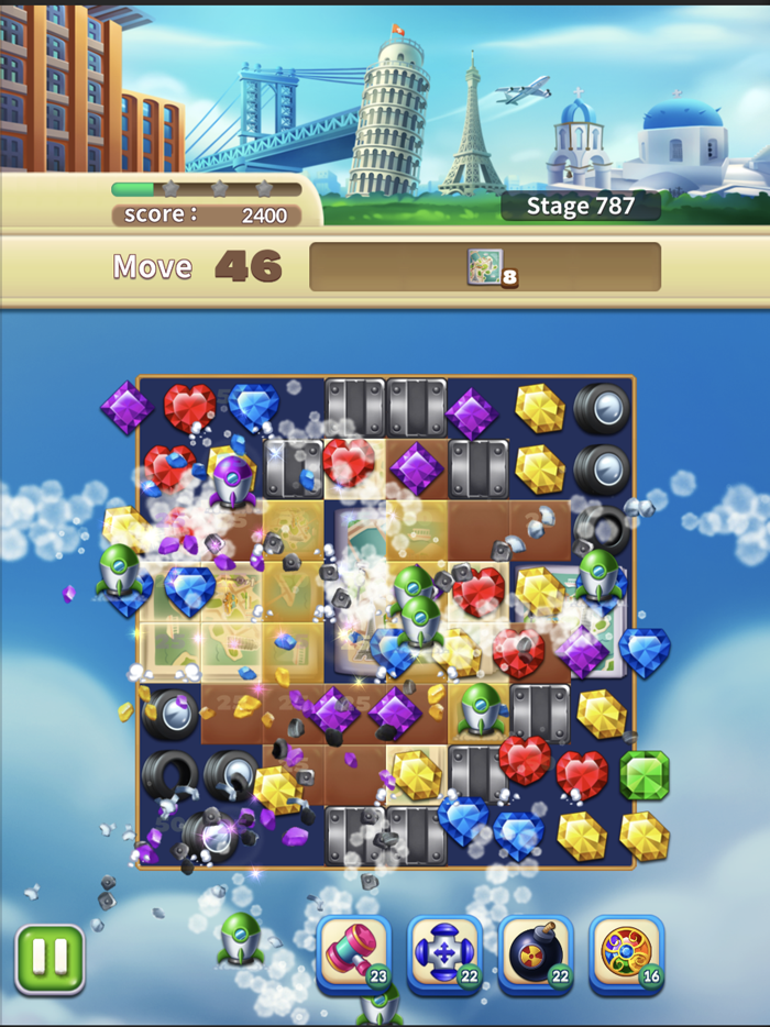 Jewels World Match 3 Puzzle