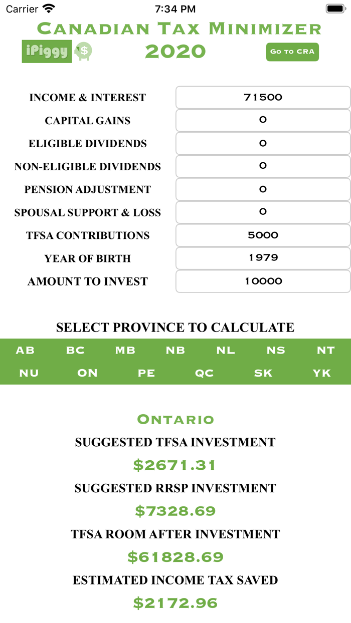 Canadian Tax Minimizer 2020