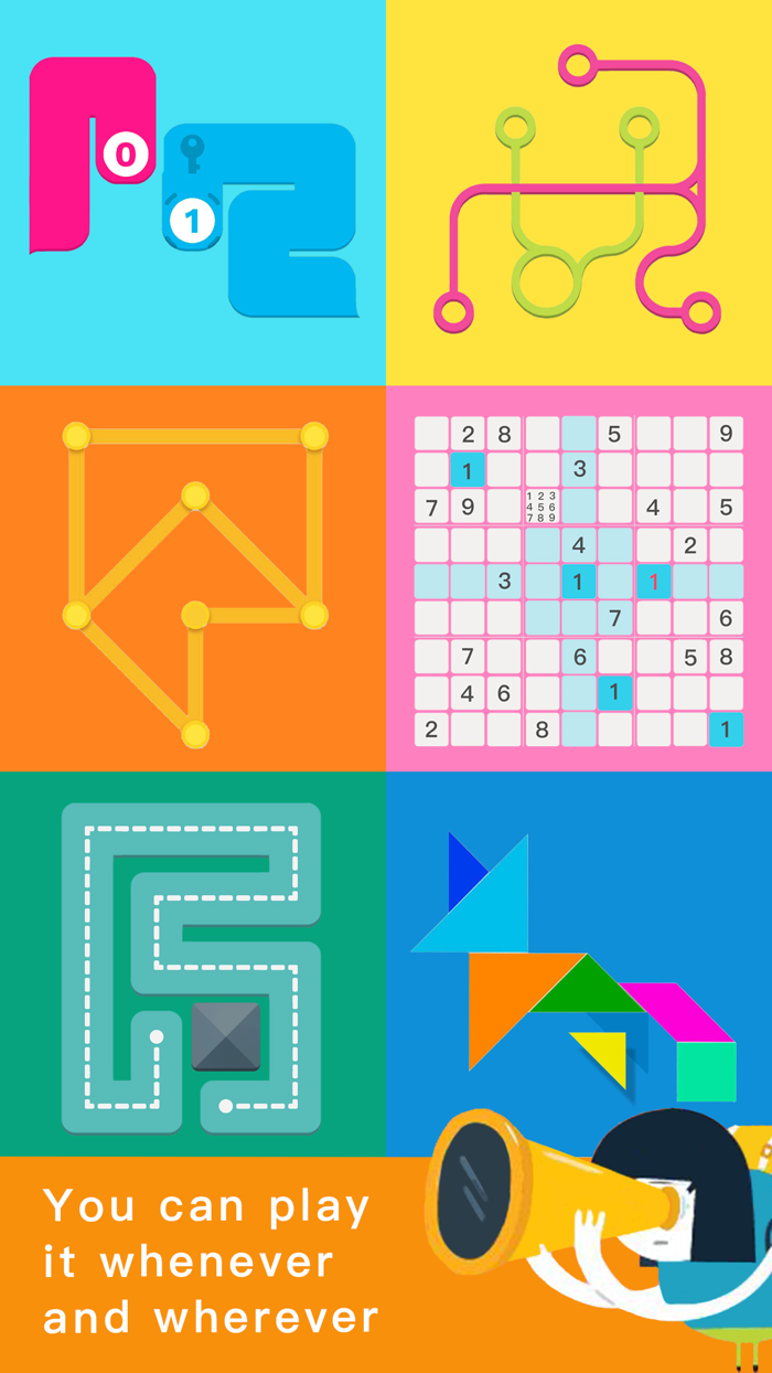 天天脑力 - 连线一笔画智力游戏