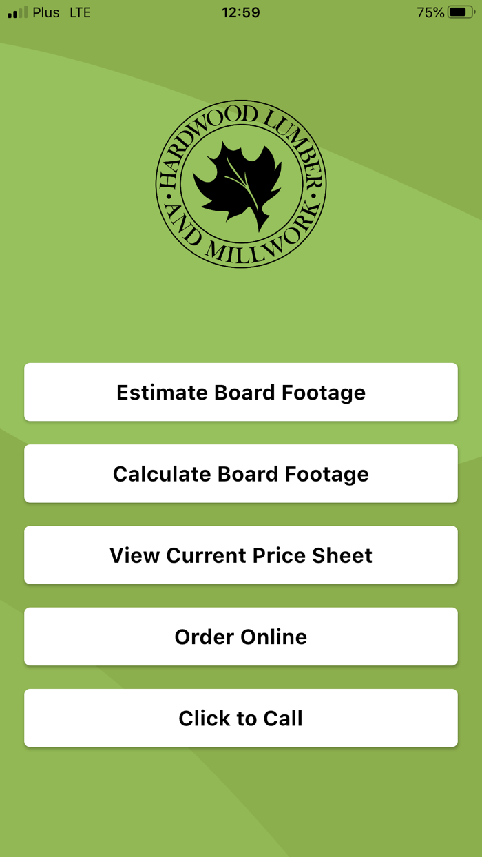 HLM Board Foot Calculator