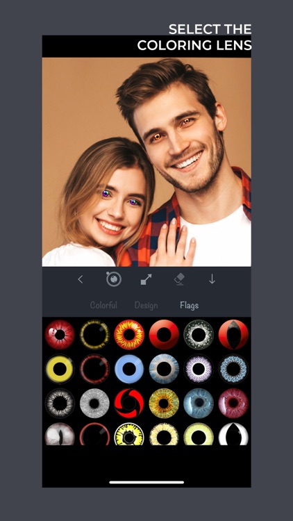 Eye Lens Coloring Effect Maker