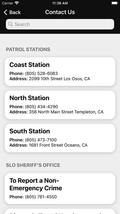 San Luis Obispo County Sheriff screenshot 2