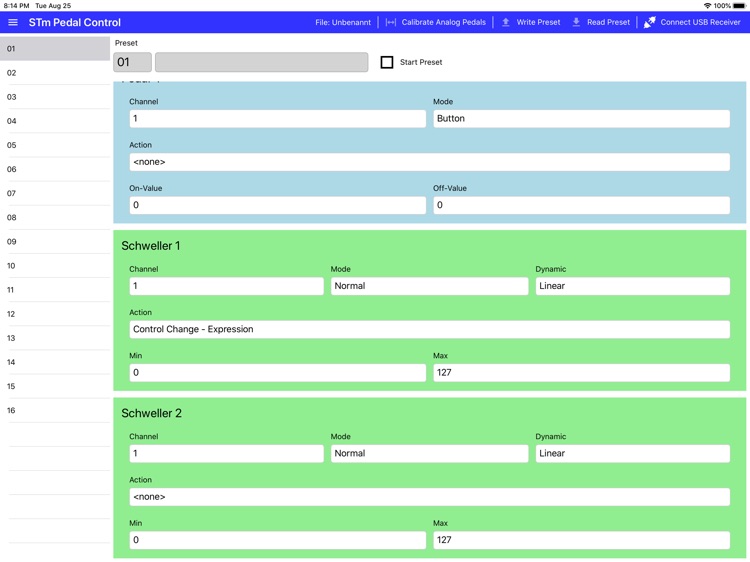 STm Pedal Control
