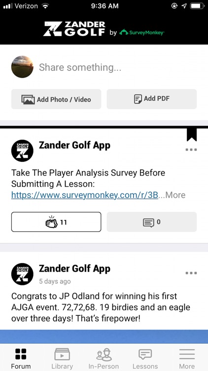 Zander Golf screenshot-0