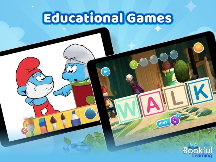 Bookful Learning Smurfs Time