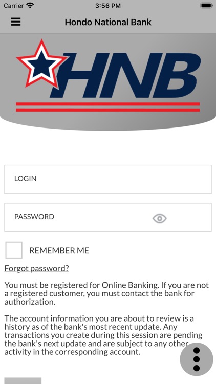 Hondo National Bank Mobile App