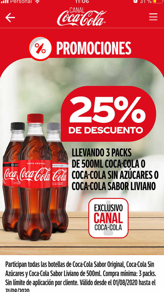 Canal Clientes Coca Cola