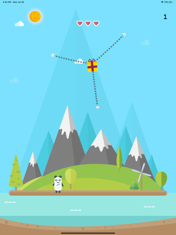 Panda Rope — режь веревку