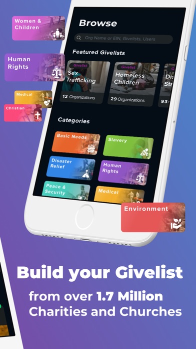 Givelist: Give and Impact screenshot 2
