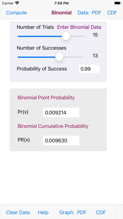 Binomial Distribution screenshot-6