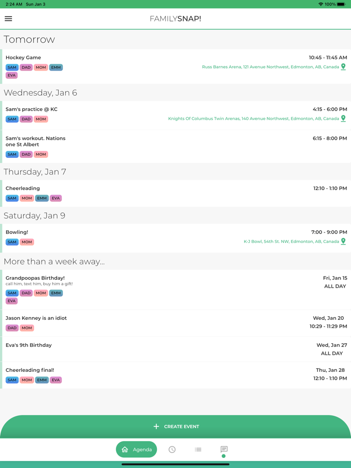 Family Snap - Home Organizer