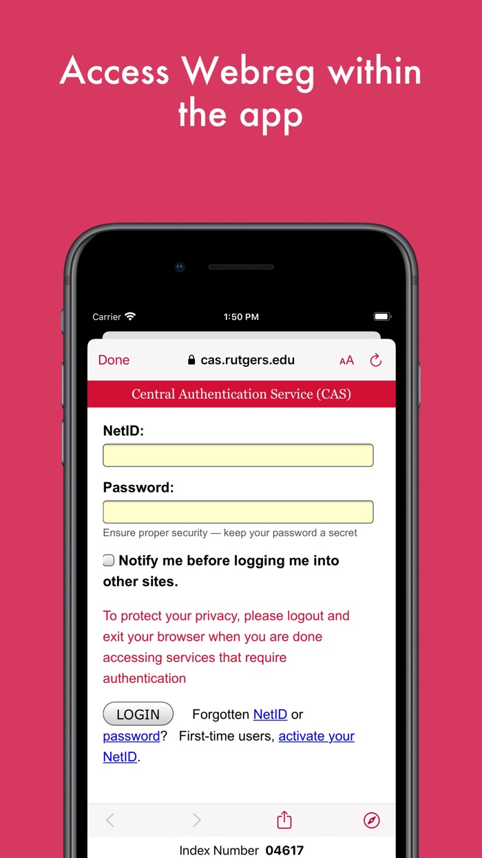 trackRU - Course Tracker