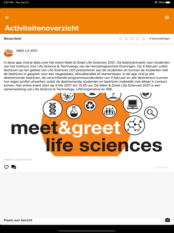 Meet & Greet Life Sciences '21 screenshot 3