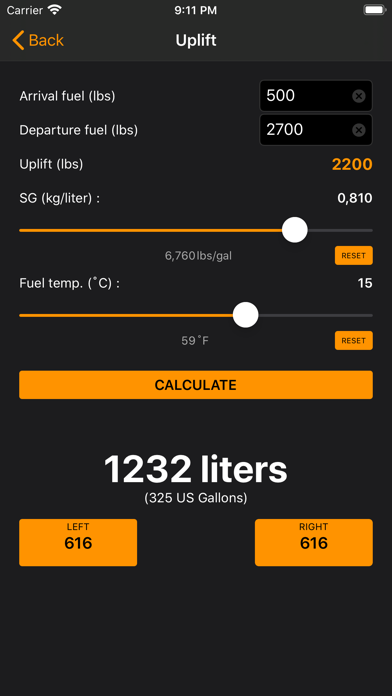 Airro Aviation Fuel Calculator screenshot 4