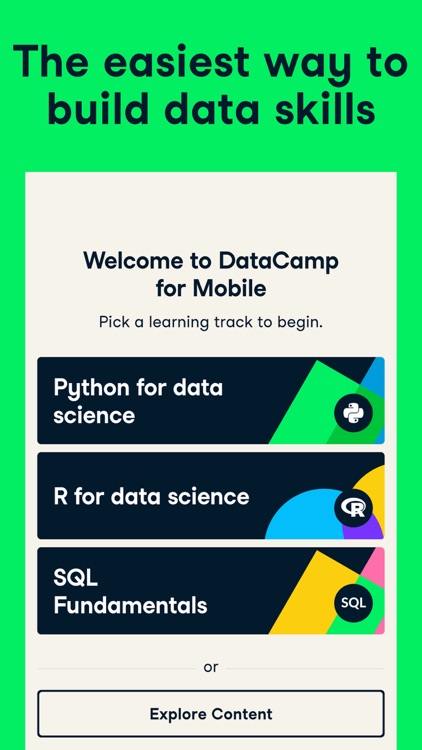 DataCamp: Learn Data Science screenshot-0