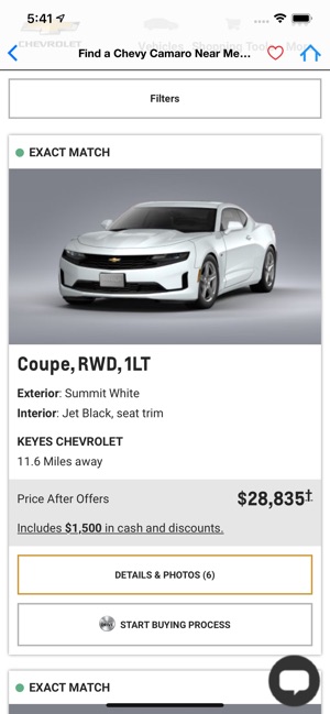 Chevrolet Camaro on the App Store