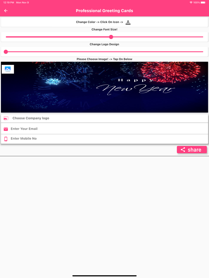 Happy New Year Photo Greetings