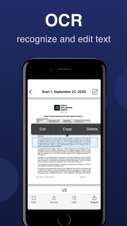 Scanner-App: Scan Text & Notes screenshot-4