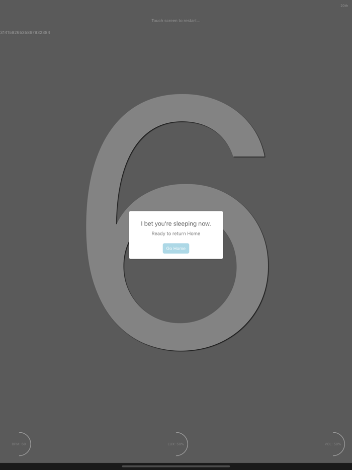 Sleepy Pi - power of π