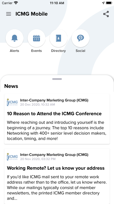 ICMG Mobile screenshot 2