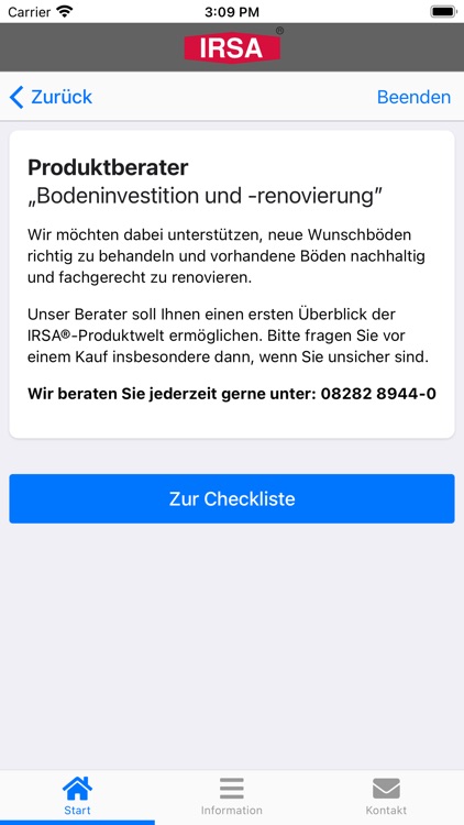 IRSA® Produktberater