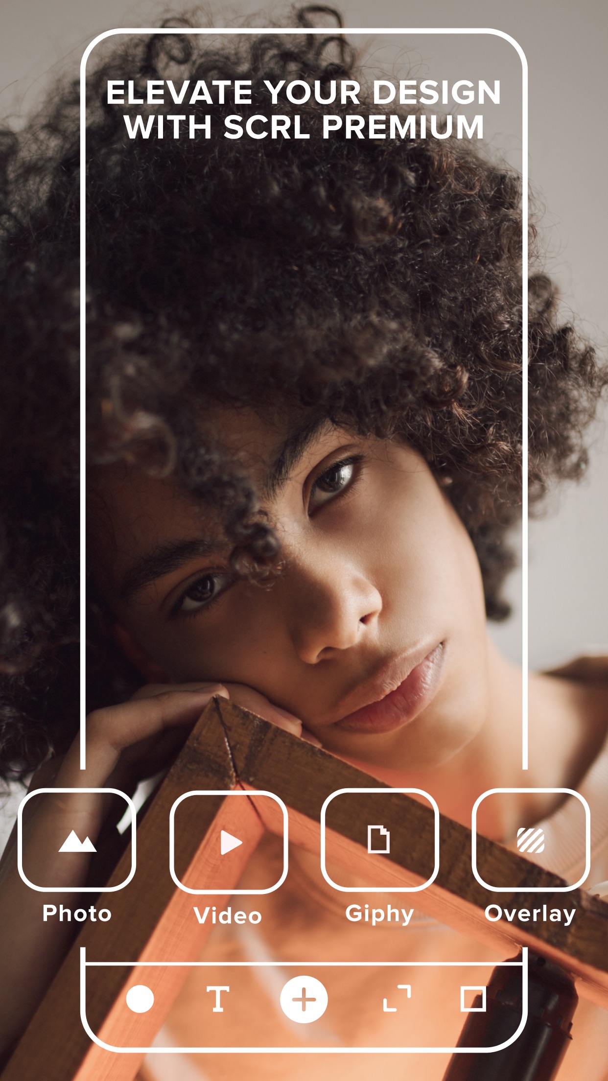 Screenshot do app SCRL - Collages for Instagram