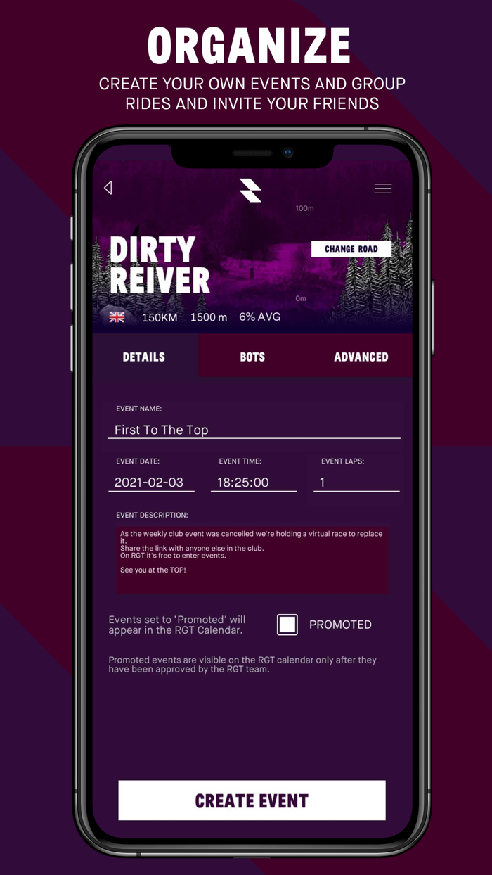 RGT Cycling Mobile App