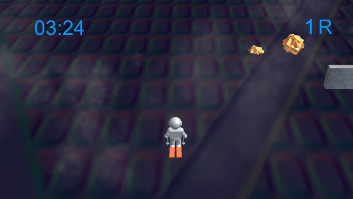 Astro Skier Over Planets