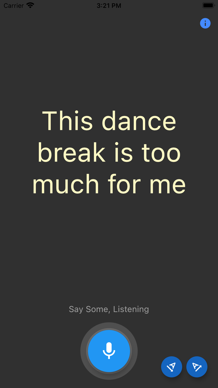 Speech To Text  Say And Show