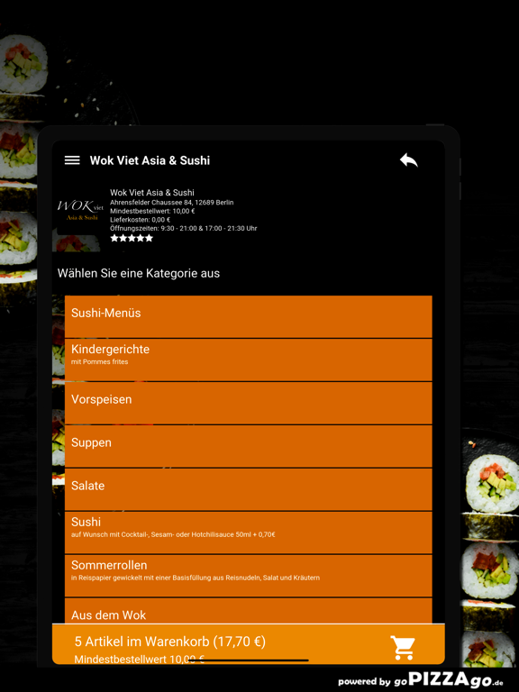 Wok Viet Asia - Sushi Berlin screenshot 8