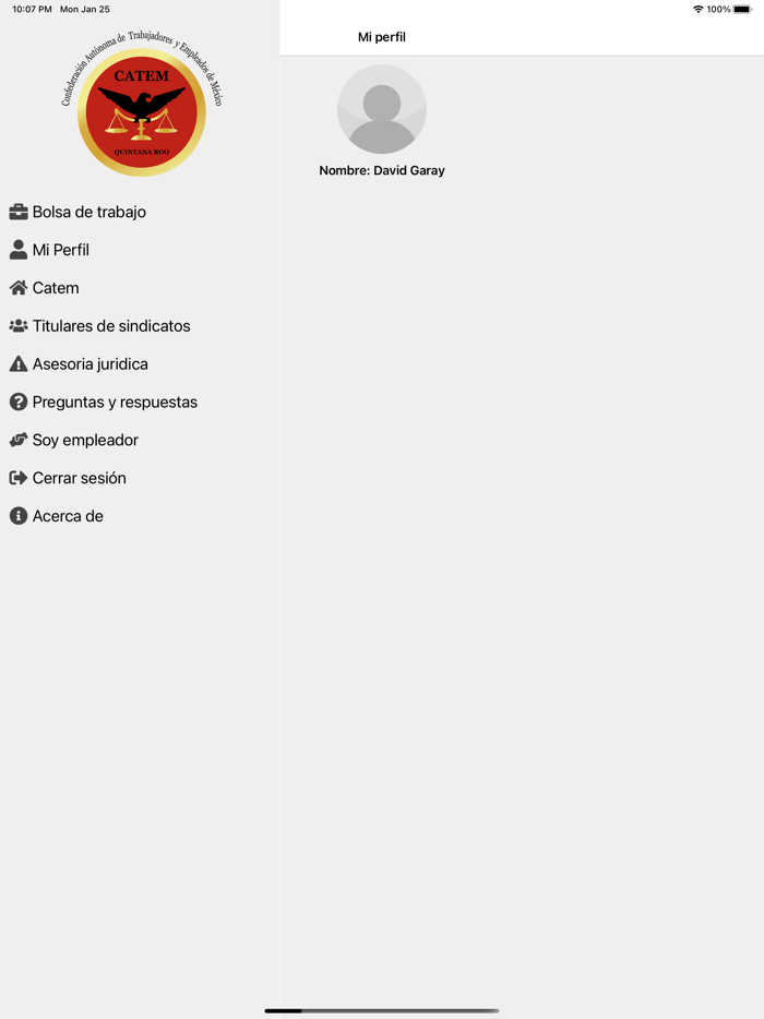 Bolsa de trabajo CATEM