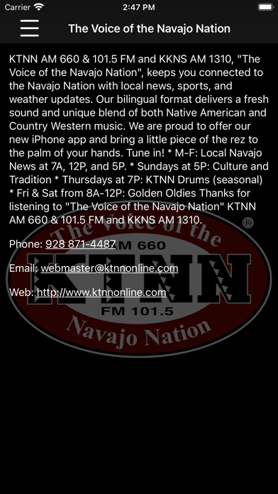 KTNN AM 660 101.5 FM screenshot 3