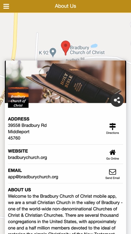 Bradbury Church of Christ App