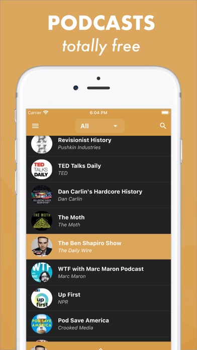 Podcast App - Offline PlayerScreenshot von 1