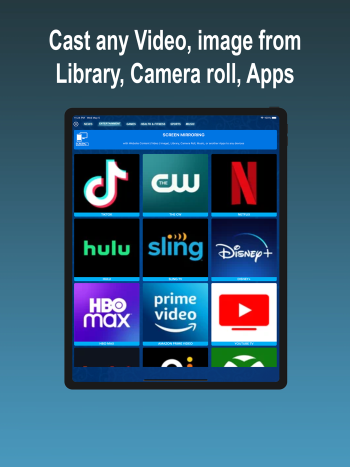 Screen Mirroring for All TV PC