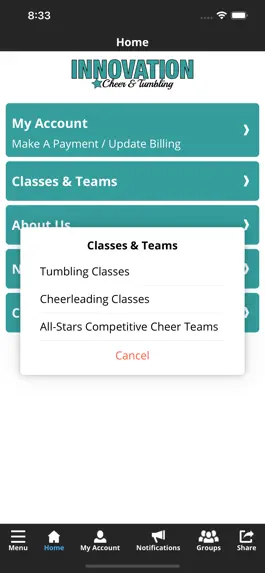 Game screenshot Innovation Cheer & Tumbling hack