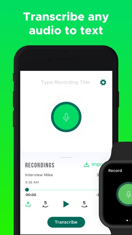 Transcribe Voice Notes to Text