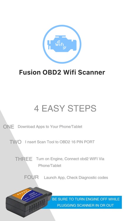 Fusion OBD2 Wifi Scanner