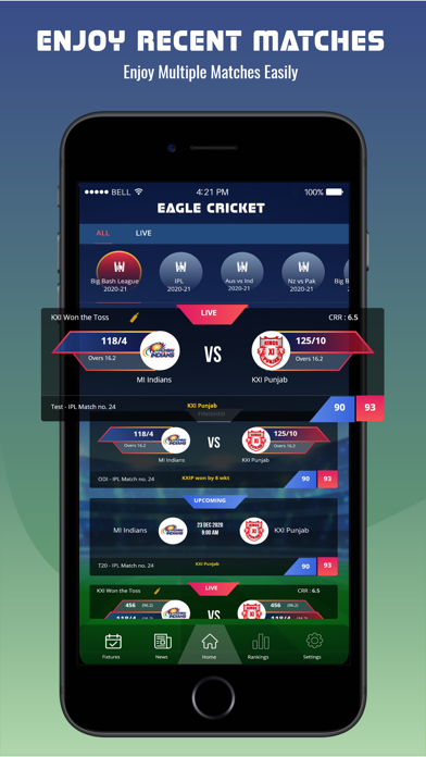 Eagle Cricket Live Line screenshot 2