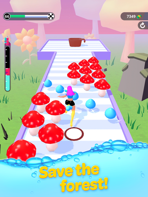 Squirt Gun Girl: Garden Runner screenshot 2