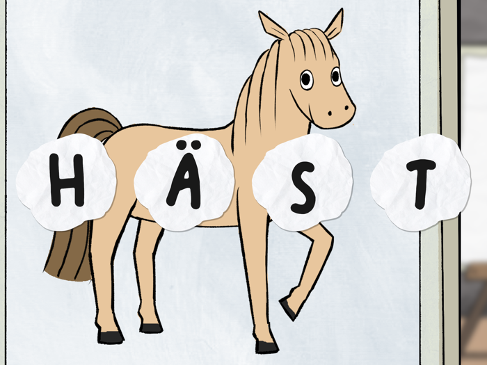 Spöket Laban - Färger  Djur