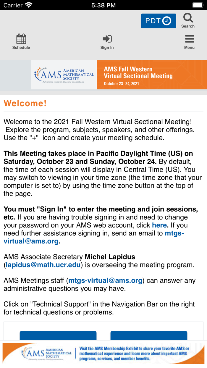 AMS Fall Western 2021