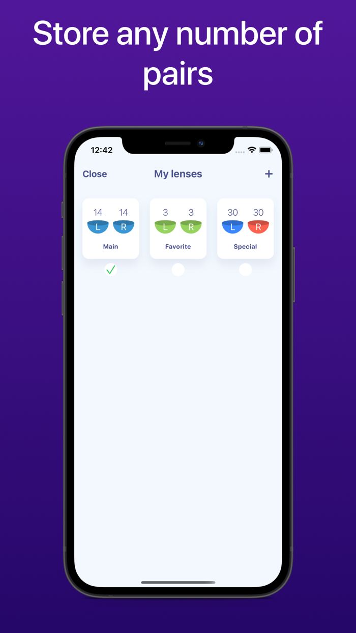 LensesTime - track your lenses