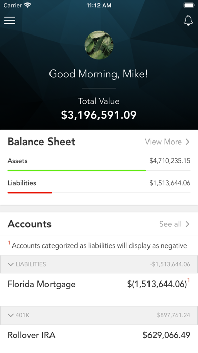 Settanni Financial App screenshot 2