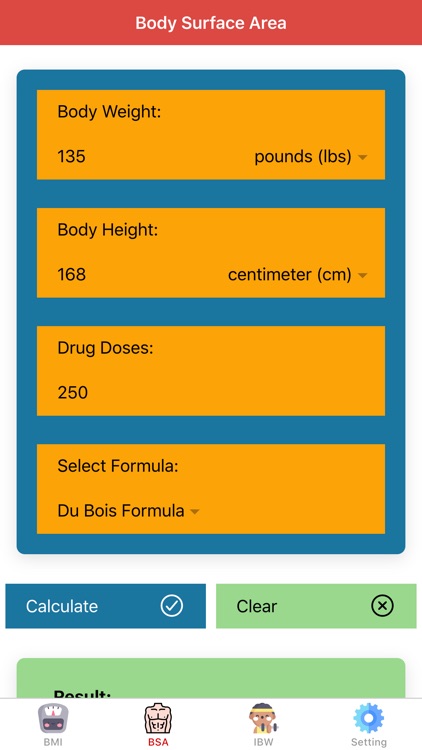 Body Calculator Pro screenshot-1