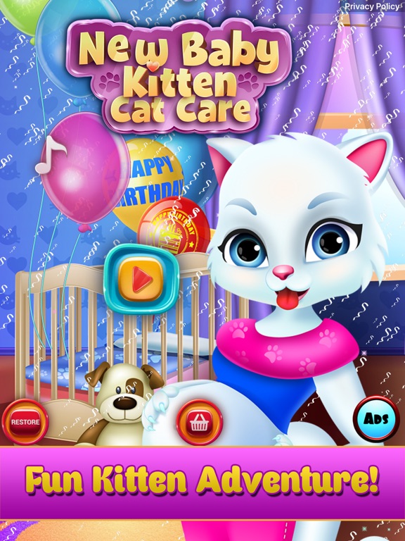 New Baby Pet Kitten Cat Games - App voor iPhone, iPad en iPod touch ...