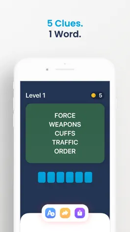 Game screenshot 5 Clues - Word Sleuth Quiz App mod apk