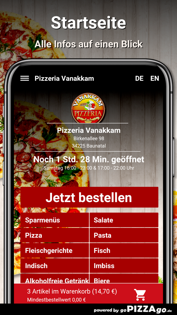 Pizzeria Vanakkam Baunatal
