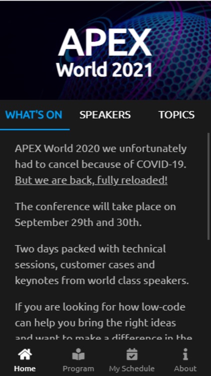 APEX World 2021